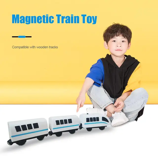 wooden freight train