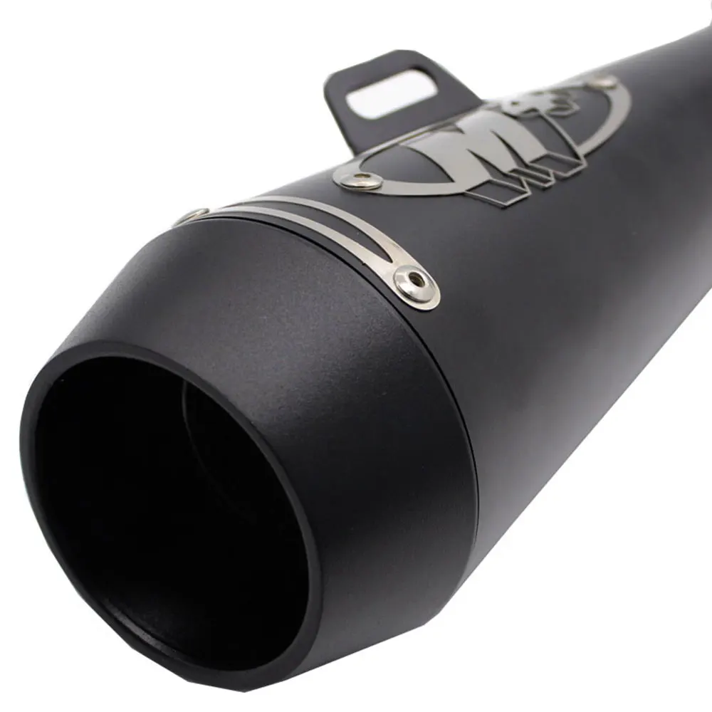 Vehemo 51mm Exhaust Pipe Db Killer Motorcycle Exhaust Refit Motorcycle Exhaust Muffler for Scooter Modified for Motobike