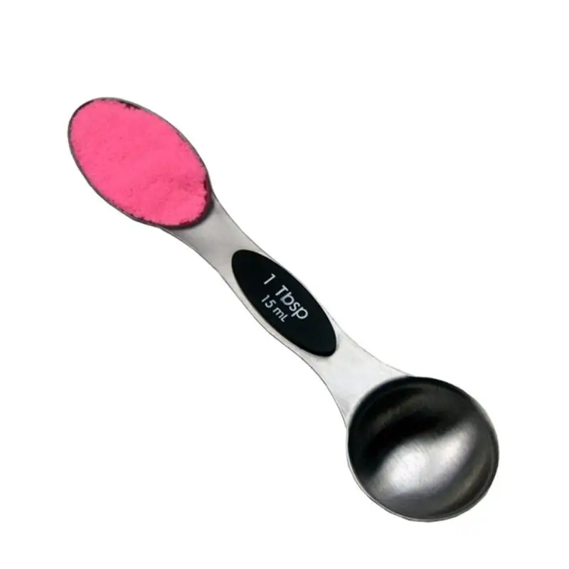 6 pcs/set Steel Double Heads Measuring Spoons- Measuring Seasoning Spoons Kitchen Gadget