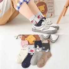 Новая мода Mumin Муми-долина мультфильм милый Косплей Украина носки для женщин хлопок medias de mujer tobilleras улица хип-хоп 1 пара