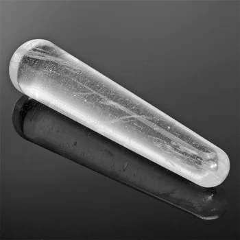 

Natural Crystal Stone Massage Stick Acupuncture Foot Body Massager Relieve Muscle Soreness Relaxing Tool Quartz Acupoint Stick