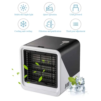 

Household Air Cooler Fan Summer Portable Mini Air Conditioning Air Cooler Conditioner Fan Evaporative Air Humidifier Household
