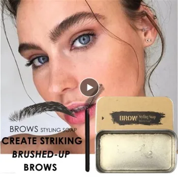 

Beckisue 3D Feathery Brows Eyebrow Shaping Cream Makeup Gel Soap Waterproof Long Lasting Eyebrow Enhancers Setting Brows TSLM1