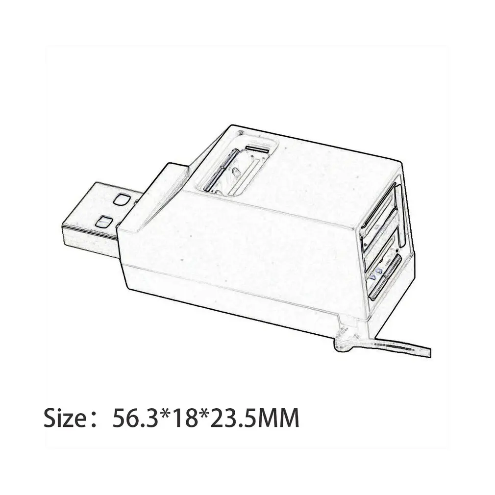 Adaptador para Computador 3.0 de Alta pc para Discos Mini Velocidade Multi Porta Hub Divisor Rígidos Portáteis Usb 2.0 - 10 High Quality Computador e Escritório