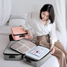 Сумка для документов, билетов, большая емкость, сертификаты, файлы, органайзер для дома, путешествия, важные предметы GK99