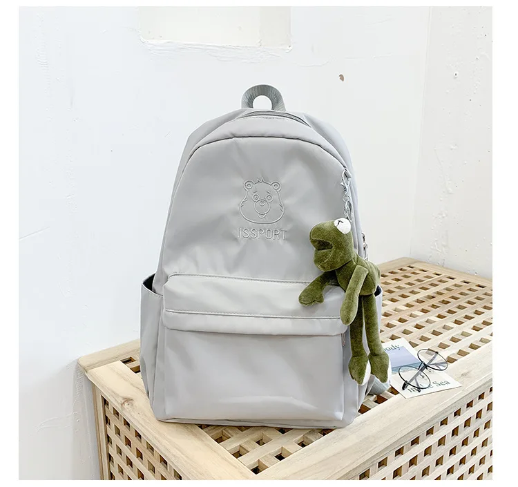 

2020 canvas backpacks black school bags for girls laptop backpack fashion travel backpack mochila feminina drop shipping LXG19