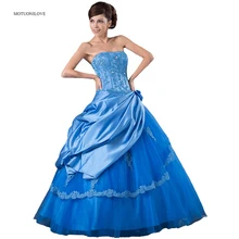 Королевский синий Дешевые Бальные платья корсет бальное платье официальная Вечеринка церемонии для конкурса красоты, выпускного платья Сладкие 16 Платья для женщин