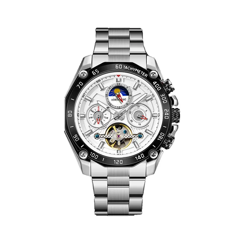 Business Watch Men Luxury Fashion Brand Relogio Masculino Calendar Week Waterproof Multifunctional Clock Montre Homme 2021 NEW | Наручные