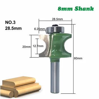 

Solid hardened steel Router Bits Set Ball Nose Router Bits Woodworking Tool