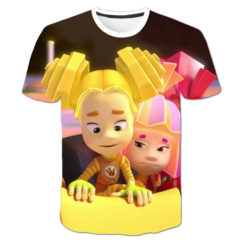 2020 летняя детская футболка с короткими рукавами и круглым вырезом 3D принтом