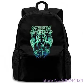 

AVENGED SEVENFOLD "KNIGHT" BLACK NEW OFFICIAL adult Gray Style women men backpack laptop travel school adult student