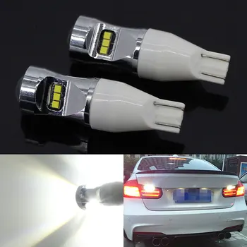 

2pcs white Backup Light T15 LED Bulbs 921 6SMD 912 W16W Car Reverse Lamp For BMW mazda kia audi A1 A3 Q3 Q5 Q7 S5 TT