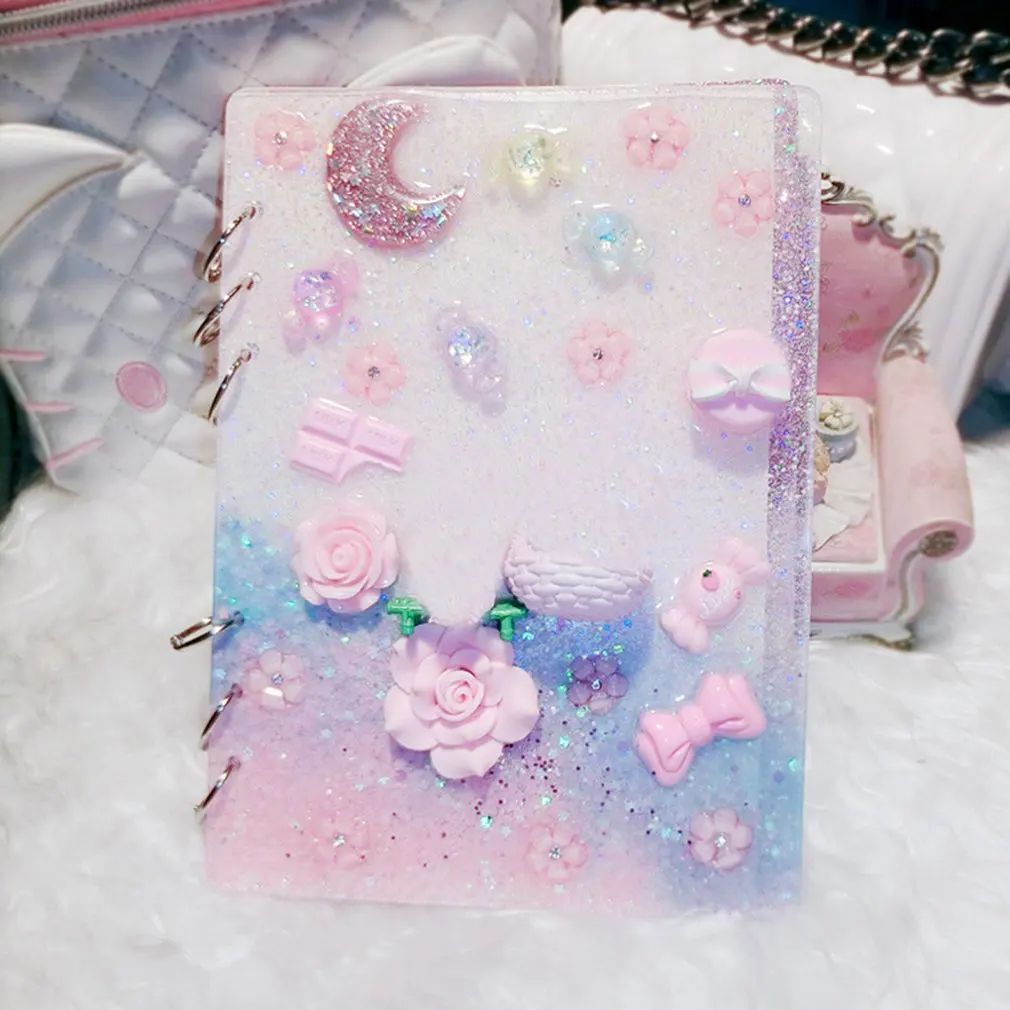 Durable Use DIY Silicone Mold DIY Crafts Notebook Shaped A5 A6 A7 Mirror Jewelry Making Book Resin Silicone Mold