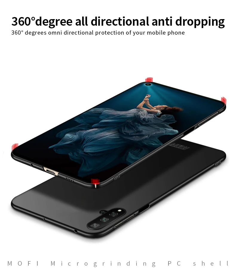 MOFi для huawei Nova 5T чехлы для телефонов ультратонкий тонкий защитный чехол накладка на заднюю панель для huawei Nova 5T