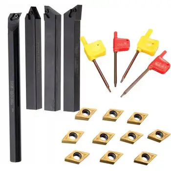 

18Pcs Carbide Lathe Tool Numerical Control Milling Cutter CNC Blade Box