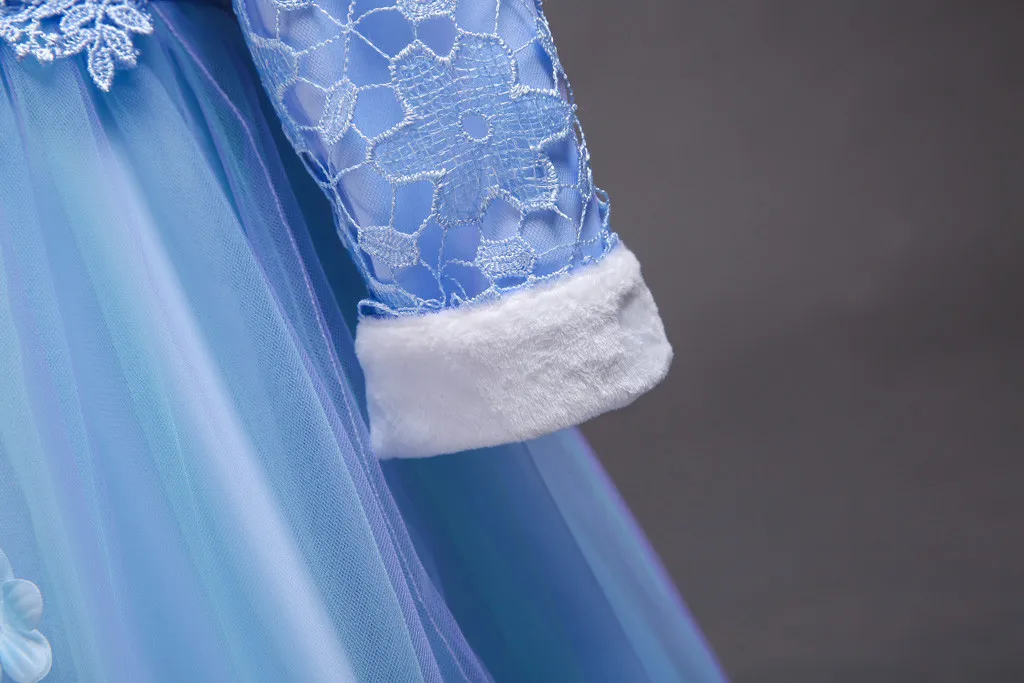 Kids Girls Rainbow Splice Princess Pageant Gown Birthday Party Dresses kids dresses for girls sukienki dla dziewczynek
