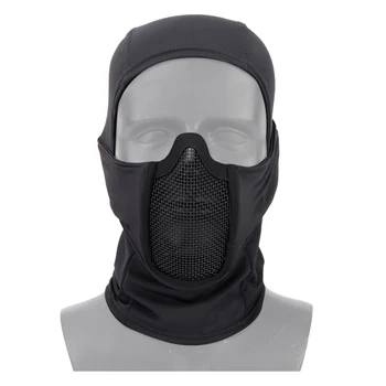 

WST Breathable Tactical Hood Face Cover Mask Outdoors Tactics Accessories - Black
