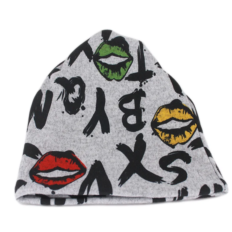 Hip Hop Frauen Beanies Skullies Mode Frühjahr Schönheit Mädchen Hut Knochen Für Dame Casual Floral Gorras Schal Doppel-Verwendet marke Motorhaube – Detail 31