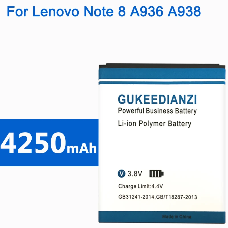 GUKEEDIANZI BL242 4250 мА/ч, Батарея для lenovo A6000 A6010 плюс K3 k30 Lemeng K3 K30-T K30-W запасная батарея для мобильного телефона