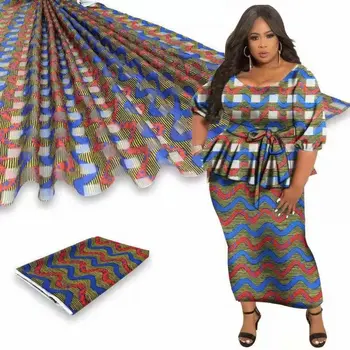 

brown color 3+3yards satin silk with chiffon fabric soft african fabric for dress ankara fabric african wax prints S200113
