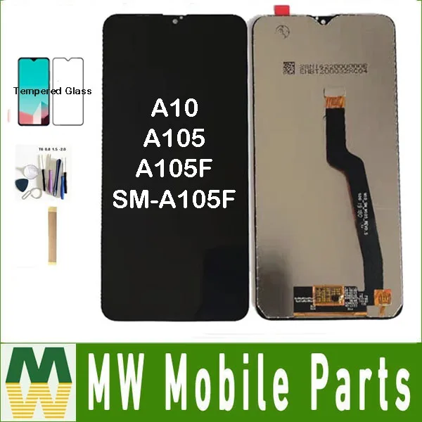 Скидка Оригинальный Для samsung Galaxy A10 A105 A105F SM A105F ЖК дисплей сенсорный сенсор экран стекло сборка черный цвет + комплект