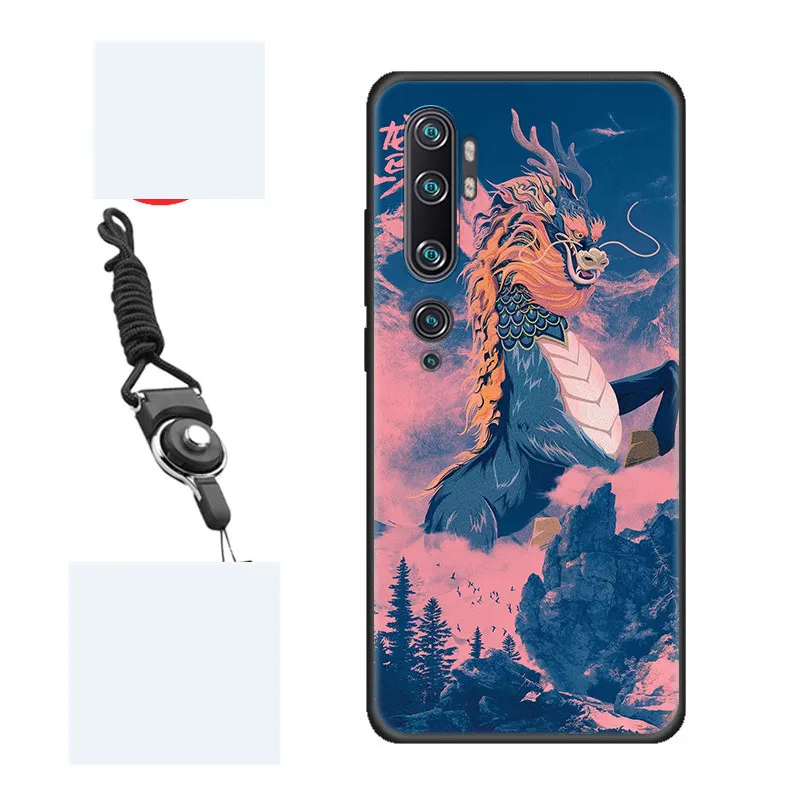 На заказ xiaomi mi note 10 чехол s Чехол Мягкий силиконовый против царапин xiaomi mi note 10 Pro задняя крышка матовый тонкий чехол для xiaomi