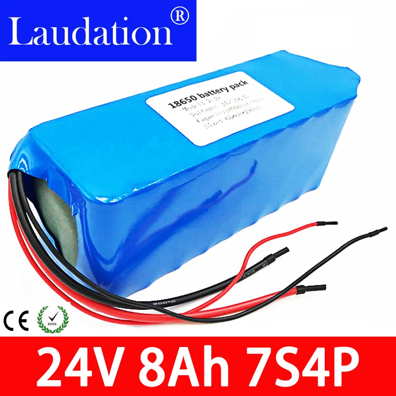 

24V 8ah Lithium Ion Battery 24V 8ah 8000 mAh 15A BMS 250W 24V 350W Battery Pack for Wheelchair Electric Motor Kit Electric Power