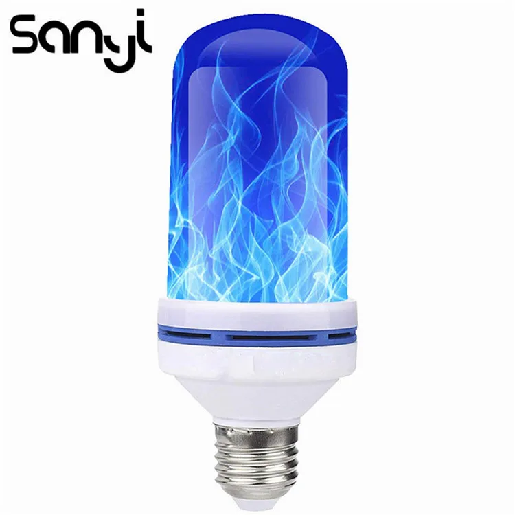 

Night Light 4 Modes Flame Effect LED Bulbs 9W AC85-265V for Halloween&Christmas Blue Flame Effect LED E27 Flame Led Light