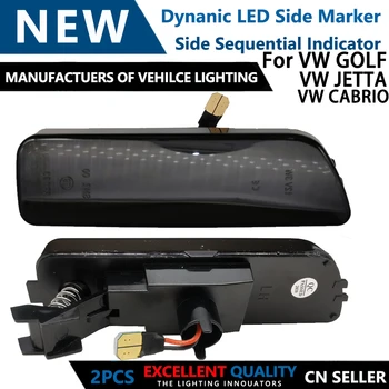 

2x Front Rear Bumper Side Marker Lights Turn Signal Lamps Indicators Blinker For VW Golf MK4 Jetta 1999-2005 CABRIO GTI/R32 MK4