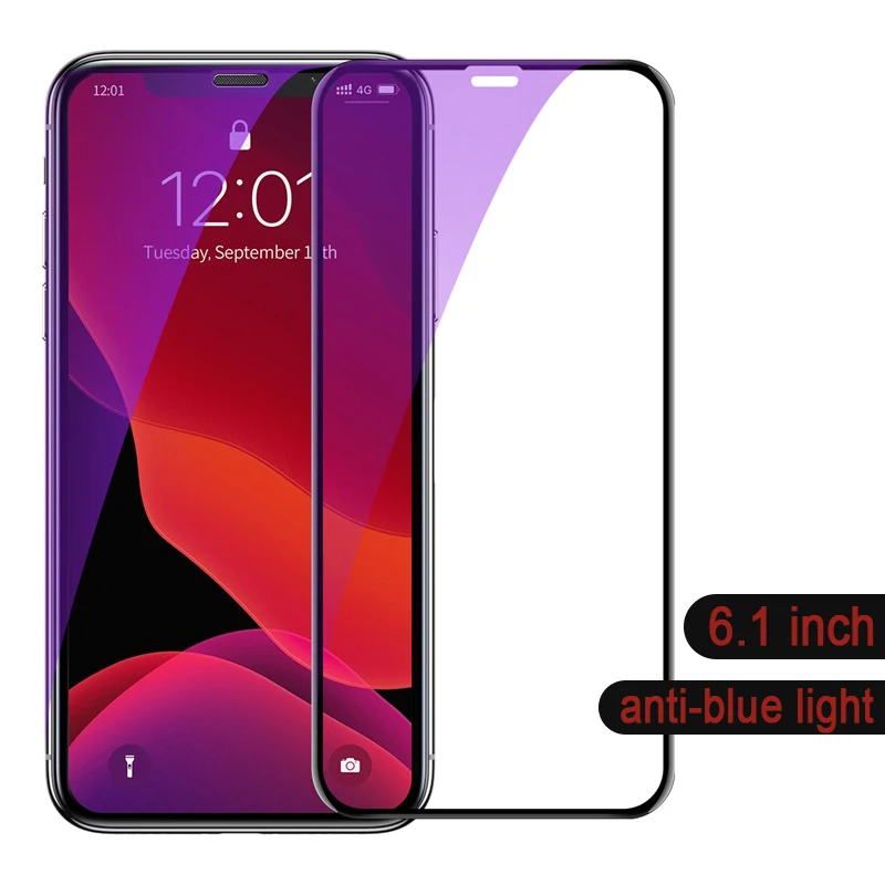 Baseus 0,23 мм Защитное стекло для iPhone 11 Pro Max Новое поступление полное покрытие закаленное стекло протектор экрана для iPhone 11 - Цвет: For iPhone Xir