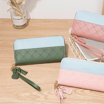 

New Fashion Bags For Women Wallet Wrist Handle Phone Case Tassel Cute Money Pocket Pouch Handbag Women's Purse Card Holders 2020