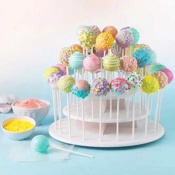 

3 Tiers Lollipop Cake Stand Wedding Decoration Donut Wall Lolly Display Stand Holder Baby Shower Birthday Party Dessert Supplies