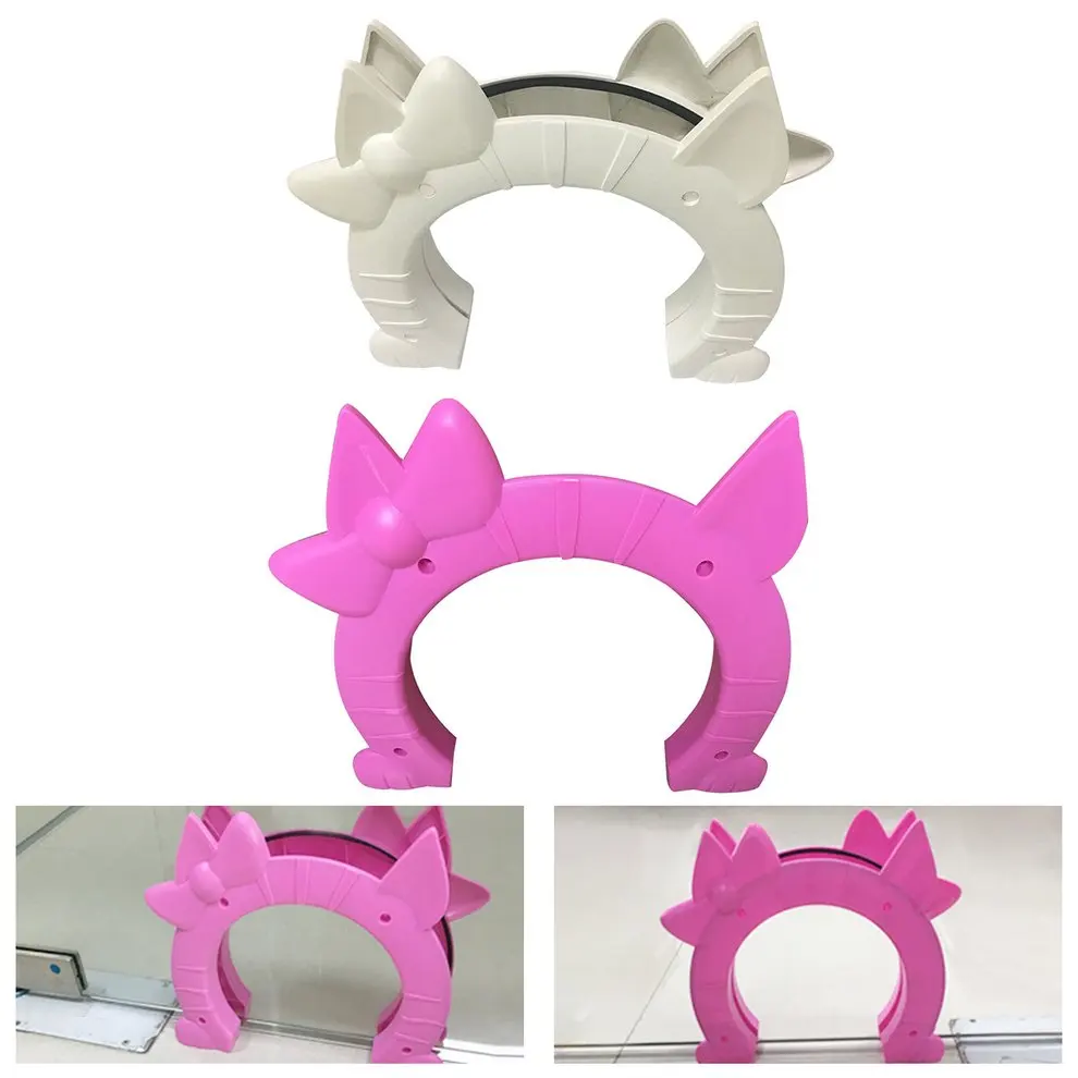 

Lovely Cute Design Plastic Pets Cats Door Large Size Convenient Home Gate Door for Cats Easy Install Pets Supplies