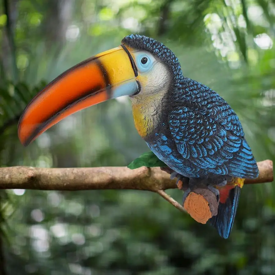 Имитация DIY Toucan Cockatoo модель животного имитация птицы фигурка попугая домашний