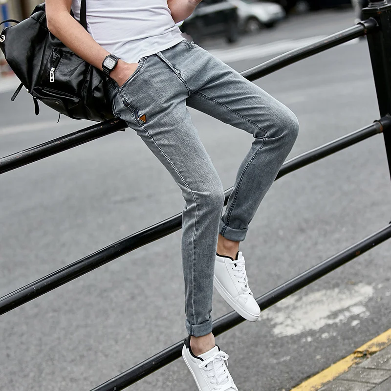 Men Style Design Denim Skinny Slim Jeans Distressed Men New Spring Autumn Clothing Good Quality Casual Jeans