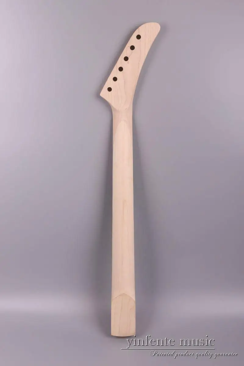 

Electric guitar neck 24 Fret 25.5" Truss Rod Maple Fretboard Left hand Fine #B6