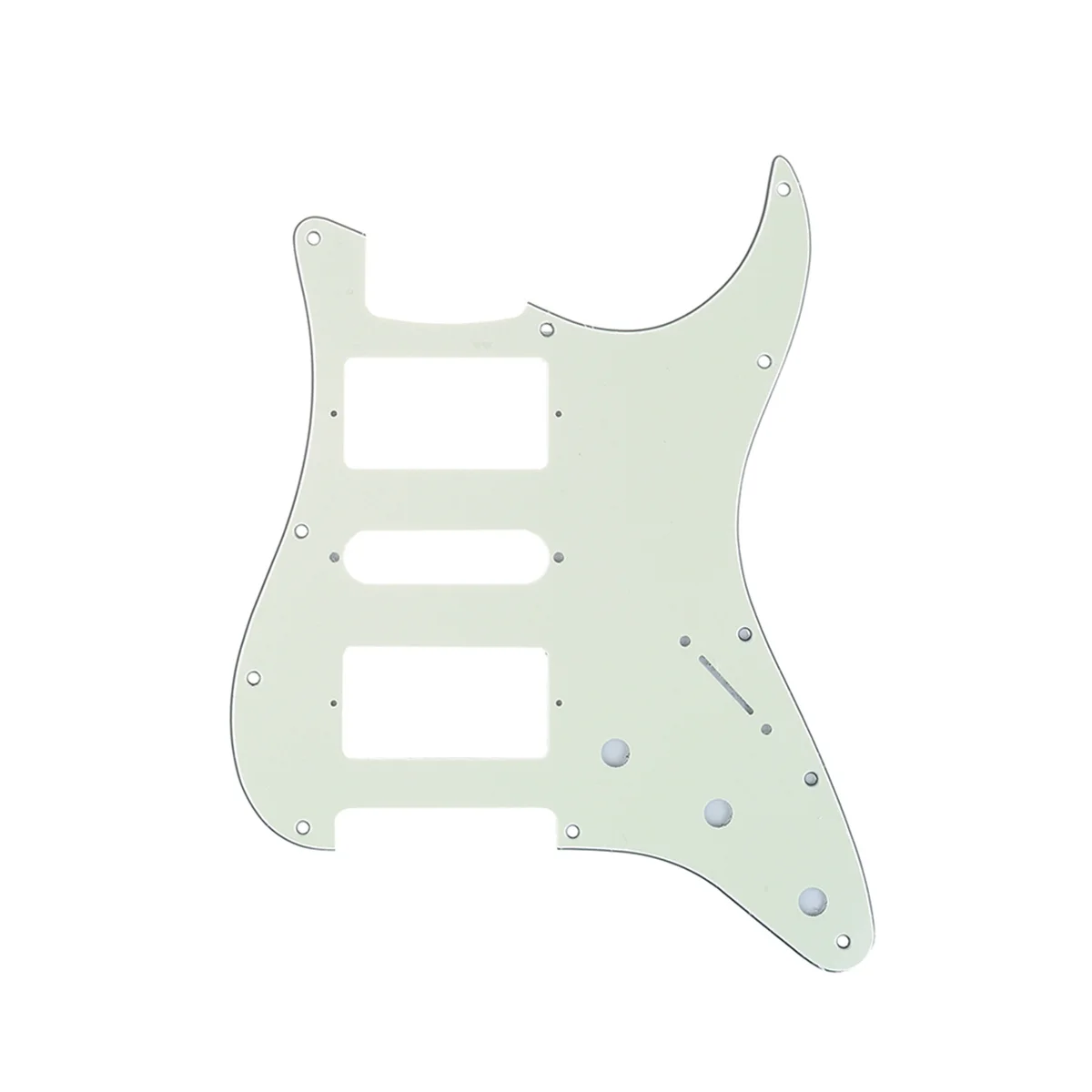 Musiclily Pro 11 Hole HSH гитара Страт Накладка для Fender американский/мексиканский стандарт Stratocaster Стиль, 3Ply слоновая кость