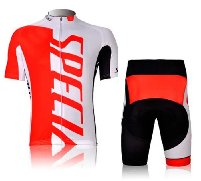 jersey and shorts Профессиональная команда классический Велоспорт Джерси Мужская велосипедная одежда красные и черные шорты набор для специальных Ropa Ciclismo триатлон - Цвет: jersey and shorts