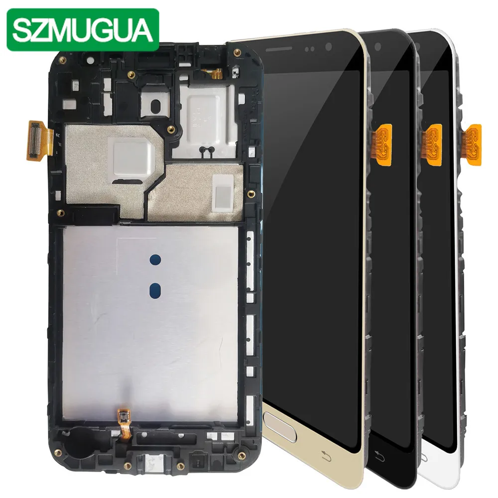 Дисплей SZMUGUA SM J320FN/F/M/H/DS для Samsung сенсорный ЖК дисплей Galaxy J3 2016 J320 J320F J320FN J320H J320M