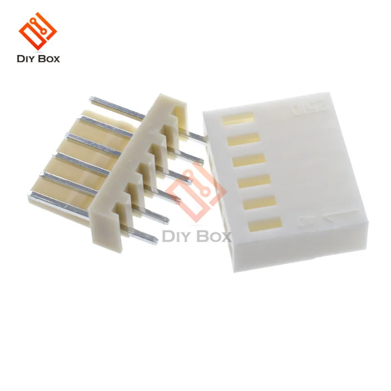 10 шт. KF2510 Американская классификация проводов 2р KF2510-4P KF2510 6P 2,54 мм Шаг Терминал корпус коннектора Разъемы Адаптера переменного тока DIY Наборы 2Pin 4Pin 6Pin