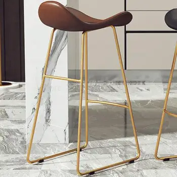 

Nordic High Stool Family Bar Stool High Foot Net Red Bar Stool Front Desk Chair Bar Chair Modern Simple Bar Chair