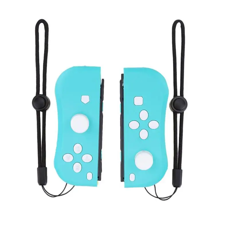 2pcs беспроводной контроллер Joy-Con w/датчик вибрации, пригодный для переключателя shand - Цвет: Небесно-голубой
