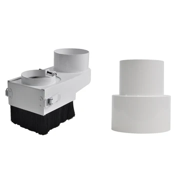 

Cnc Dust Cover Collector 80Mm Dust Cover Brush For Cnc Spindle 2.2Kw 1.5Kw Motor Milling Machine Router Woodworking Tools