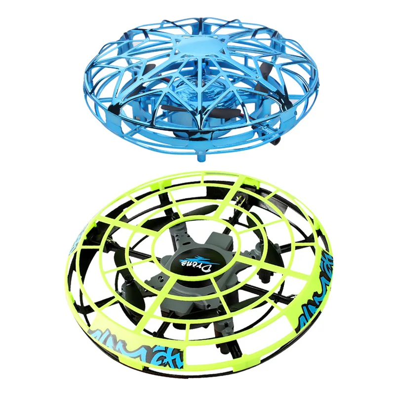 

UFO Gesture Sensor Aircraft Intelligent Suspension UAV Toy Mini Four Flash Fly Disc Kid's Gift Toys
