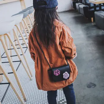 

Beautiful Baby Girls Pure Color Flower Fashion Exquisite Backpacks Mini Cute Cotton Storage Bag Single Shoulder Bag