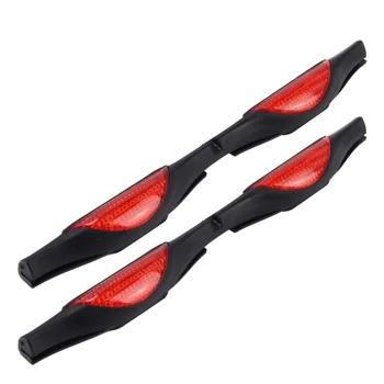 

2pcs Auto Door Side Edge Reflective Protection Guard Universal Car Door Anti-Collision Strip Door Side Anti-Scratch Protector