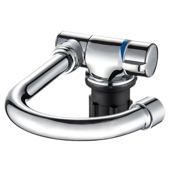 

New Arrival-Foldable Kitchen Faucet 360 Dgree Rotation Sink Water Tap Single Handle Cold & Hot Water Mixer Copper Faucet for RV