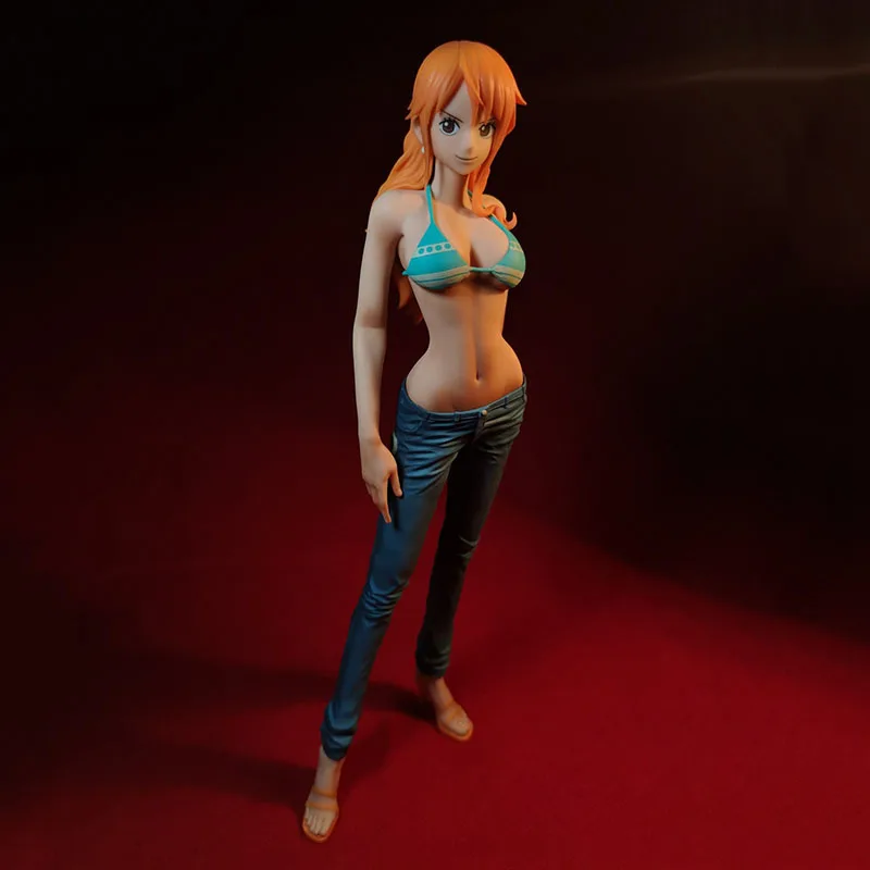 

28cm Anime Figure Lady Nami One Piece The Grandline Lady PVC Action Figure Collection Model Dolls Toys for Gifts