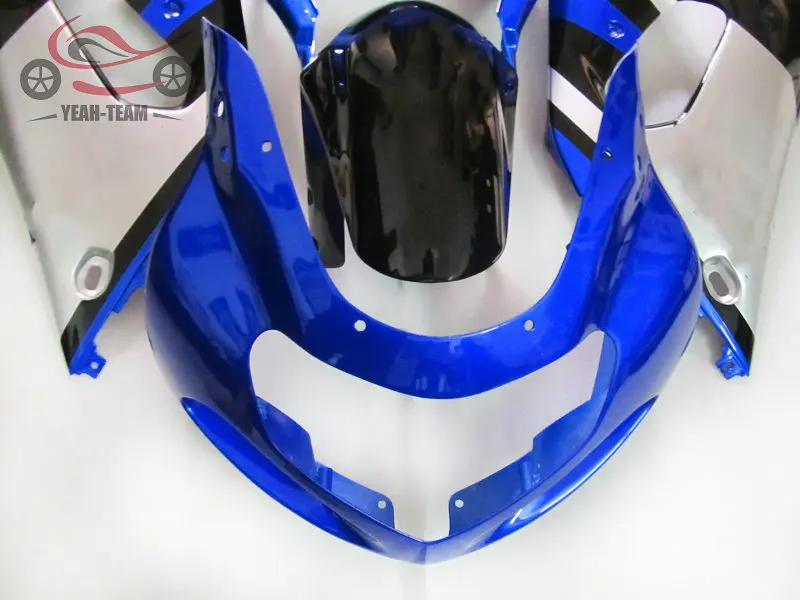 Мотоцикл обтекатели комплект для Suzuki GSXR750 20012002 2003 GSX R600 01 02 03 GSXR 600 750 синий черный гоночный обтекатель части