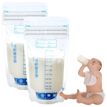 

30pcs Labels Disposable Breast Milk Storage Safe Freezer Bag